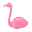 Gießkanne Flamingo, rosa
