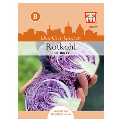 Gemüsesamen, Rotkohl 'Pretino' F1, lila, 10 Stück Gemüsesamen, Rotkohl 'Pretino' F1, lila, 10 Stück