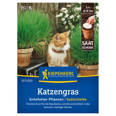 Kiepenkerl Saatscheibe Katzengras 'Frischgrün'