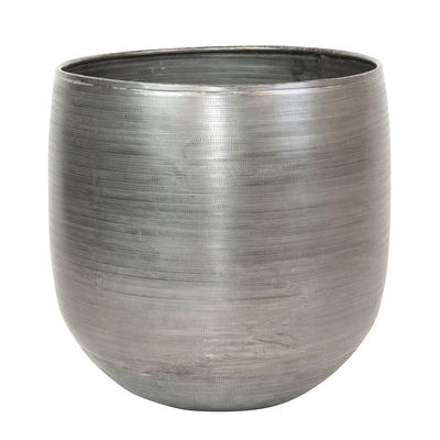 Kölle Pflanzgefäß 'Rowen', silber, ca. Ø 38 x 35 cm Kölle Pflanzgefäß 'Rowen', silber, ca. Ø 38 x 35 cm