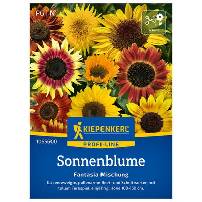Blumensamen, Sonnenblume 'Fantasia Mix', gelb