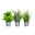 Kunstpflanze Kräutermix Set, grün, Topf-Ø 8 cm, Höhe ca. 23 - 26 cm