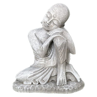 Buddha entspannt, Steinguss, ca. 24 x 21 x 13 cm Buddha entspannt, Steinguss, ca. 24 x 21 x 13 cm