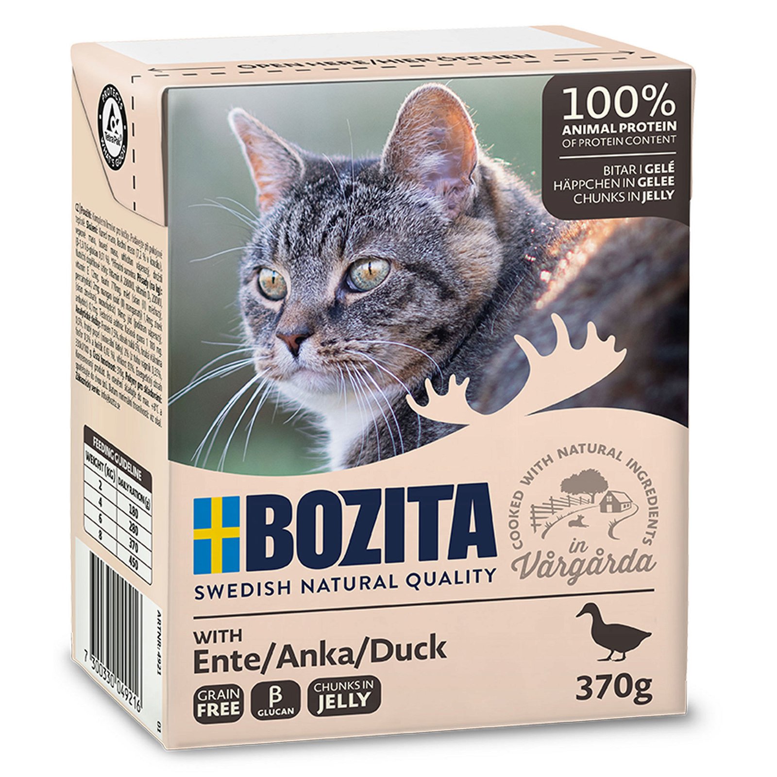 Bozita Katzenfutter, Ente, 370 g