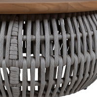 Kölle Loungetisch 'Cafune', grau/beige, ca. Ø 80 x H 36 cm Kölle Loungetisch 'Cafune', grau/beige, ca. Ø 80 x H 36 cm