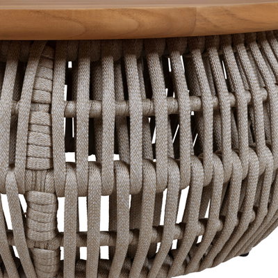 Kölle Loungetisch 'Cafune', grau/beige, ca. Ø 60 x H 43 cm Kölle Loungetisch 'Cafune', grau/beige, ca. Ø 60 x H 43 cm