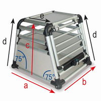 Nobby Auto-Transportbox 'Round Corner' XS, Aluminium