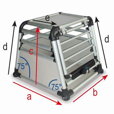 Nobby Auto-Transportbox 'Round Corner' XS, Aluminium Nobby Auto-Transportbox 'Round Corner' XS, Aluminium