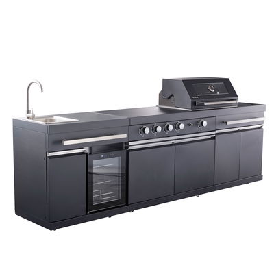 Buschbeck Outdoorküche 'Kingrange', schwarz Buschbeck Outdoorküche 'Kingrange', schwarz