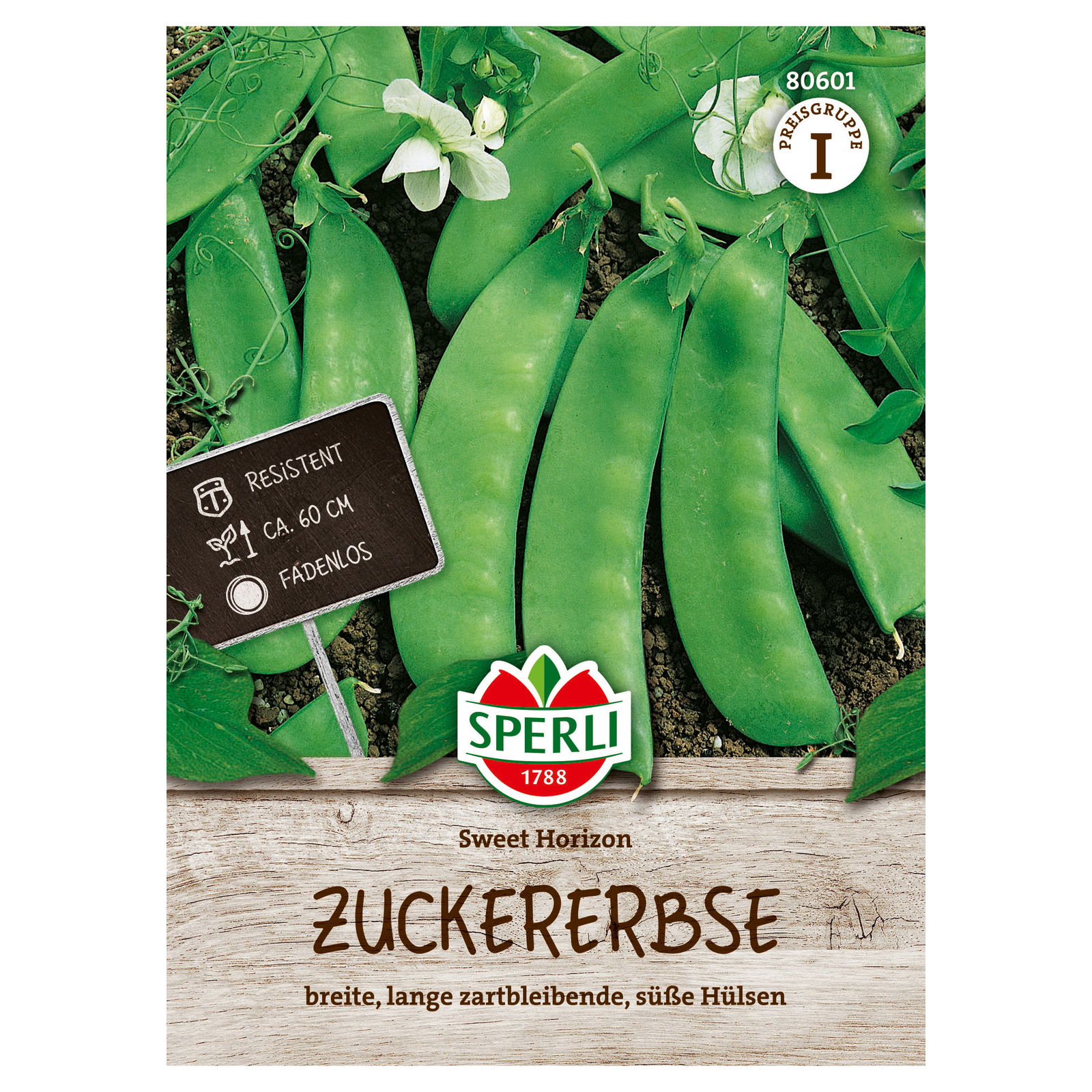 Sperli Saatgut Zuckererbse 'Sweet Horizon', grün Sperli Saatgut Zuckererbse 'Sweet Horizon', grün