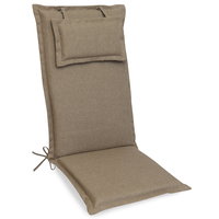 Kölle Hochlehnerauflage 'SunDance', taupe, ca. 120 x 50 cm