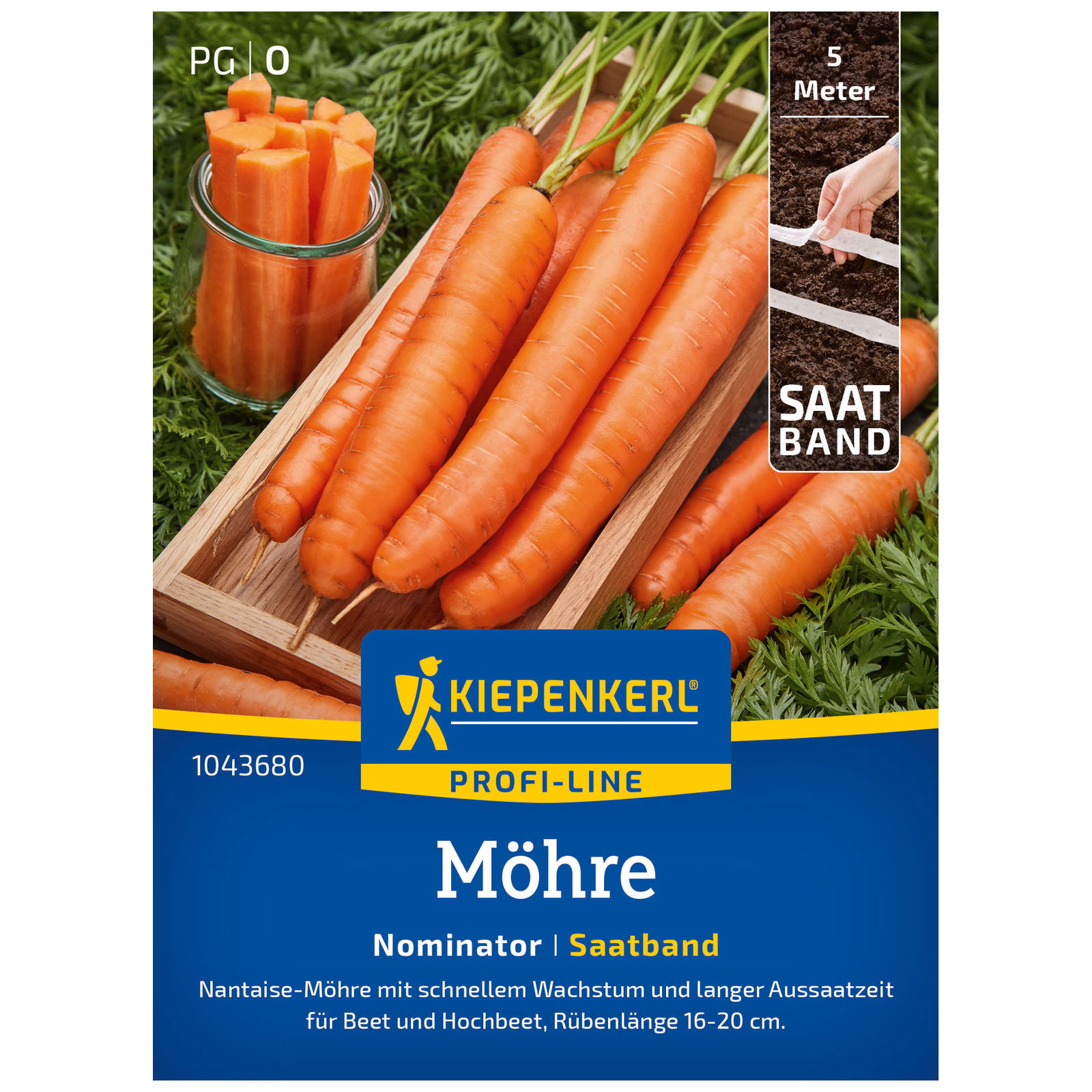 Kiepenkerl Saatband Möhre 'Nominator®', orange