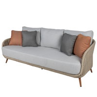 Kölle Loungesofa 'Cafune' inkl. Auflagen & 4 Kissen, grau/beige Kölle Loungesofa 'Cafune' inkl. Auflagen & 4 Kissen, grau/beige