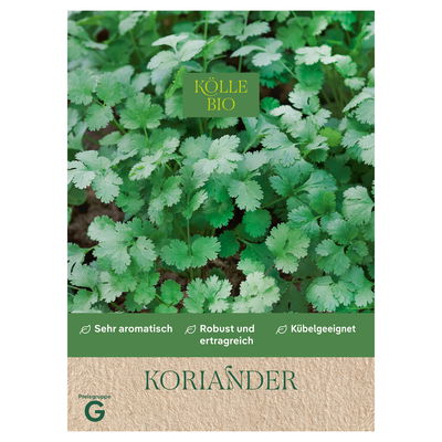 Kölle Bio Saatgut Salatkoriander, grün