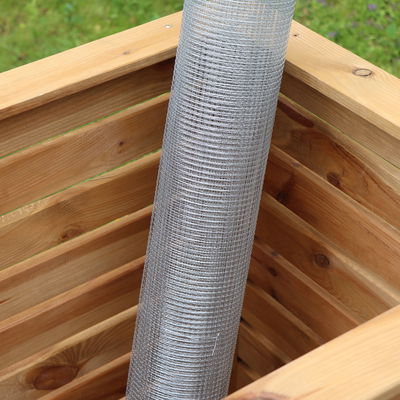 Hochbeetgitter, Stahl verzinkt, 13 x 101,5 x 19 cm