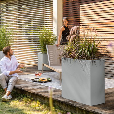 Lechuza 'Canto Stone 80 wide', steingrau, ca. 79 x 37 x H 76 cm