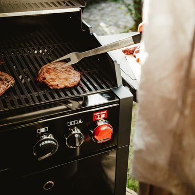 Enders Premium Grillgabel, schwarz, Edelstahl, 2,5 x 42 x 3,5 cm