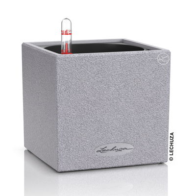 Lechuza 'Canto Stone 14', steingrau, ca. 14 x 14 x H 13,5 cm
