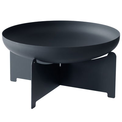 Edelstahl-Feuerstelle 'X 50', schwarz, 28 x 55 cm Edelstahl-Feuerstelle 'X 50', schwarz, 28 x 55 cm