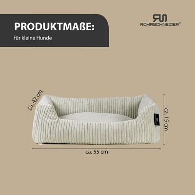 Rohrschneider Tierbett 'Milly', beige, ca. 42 x 55 cm Rohrschneider Tierbett 'Milly', beige, ca. 42 x 55 cm