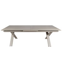 Kölle Ausziehtisch 'Taunus', mokka, ca. 240-300 x 100 x H 78 cm