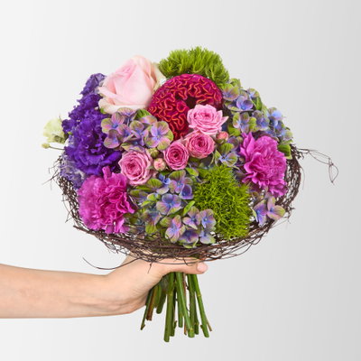 Blumenstrauß 'Sommertanz', handgebunden Blumenstrauß 'Sommertanz', handgebunden