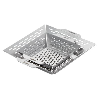 Enders Grillkorb L, grau, Edelstahl, ca. 35 x 30 x 6,5 cm