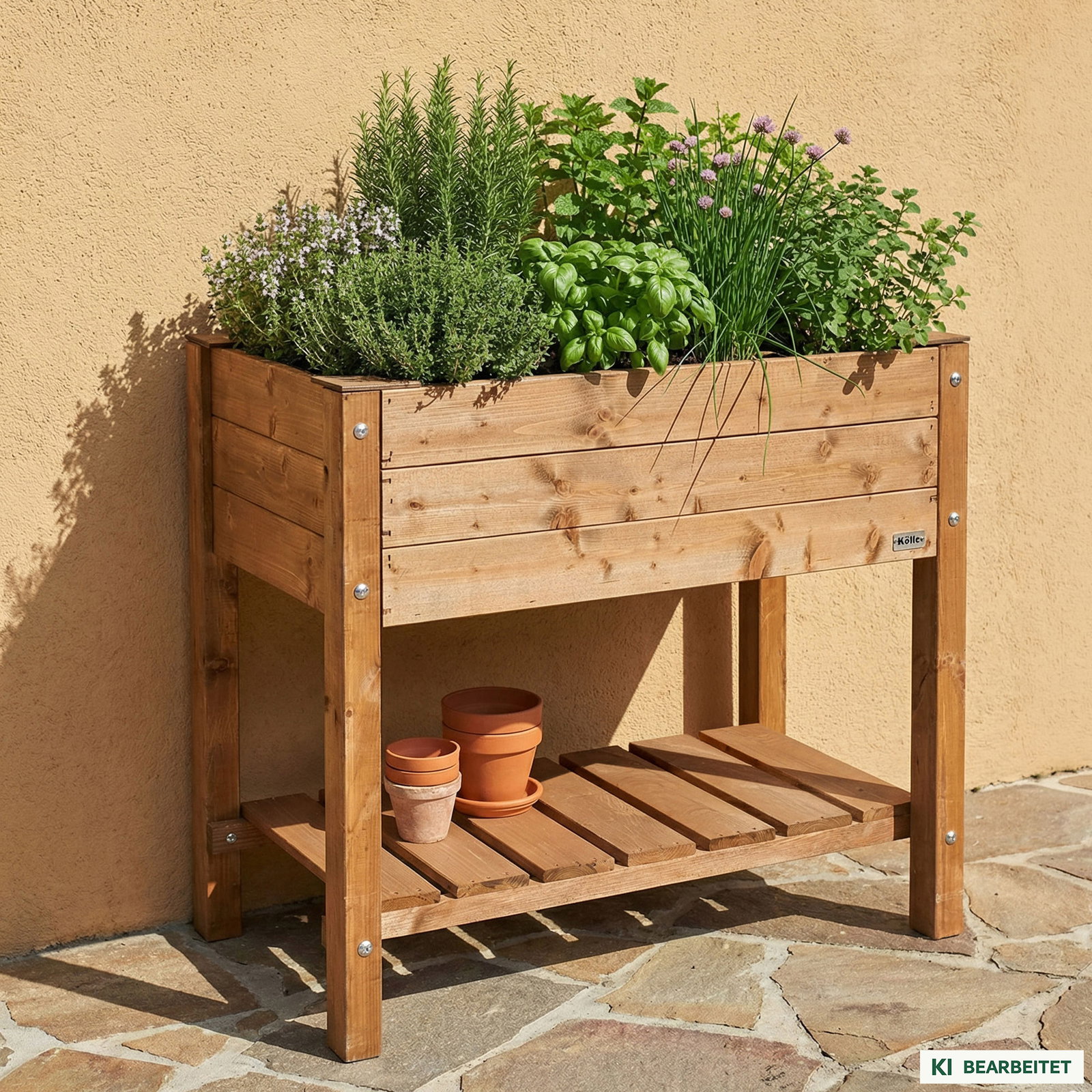 Kiefer-Hochbeet 'Emma' inkl. Wurzeltuch, FSC®-Holz, ca. 78 x 40 x 78 cm Kiefer-Hochbeet 'Emma' inkl. Wurzeltuch, FSC®-Holz, ca. 78 x 40 x 78 cm