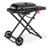 Weber Gasgrill 'Traveler', Stealth Edition, schwarz, ca. 94 x 58,5 x 111 cm