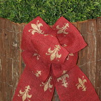 Winterschutz Deko-Juteband dunkelrot-gold, 3 m