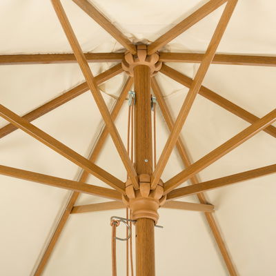Mittelstockschirm 'Malaga', Ø ca. 300 cm, natur Mittelstockschirm 'Malaga', Ø ca. 300 cm, natur