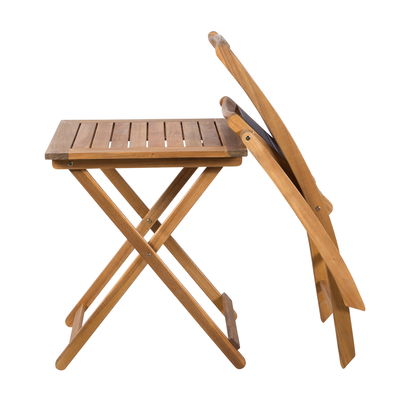 Balkonset „Balkonien“ aus Akazienholz, 3-teilig, Silbergrau Balkonset „Balkonien“ aus Akazienholz, 3-teilig, Silbergrau