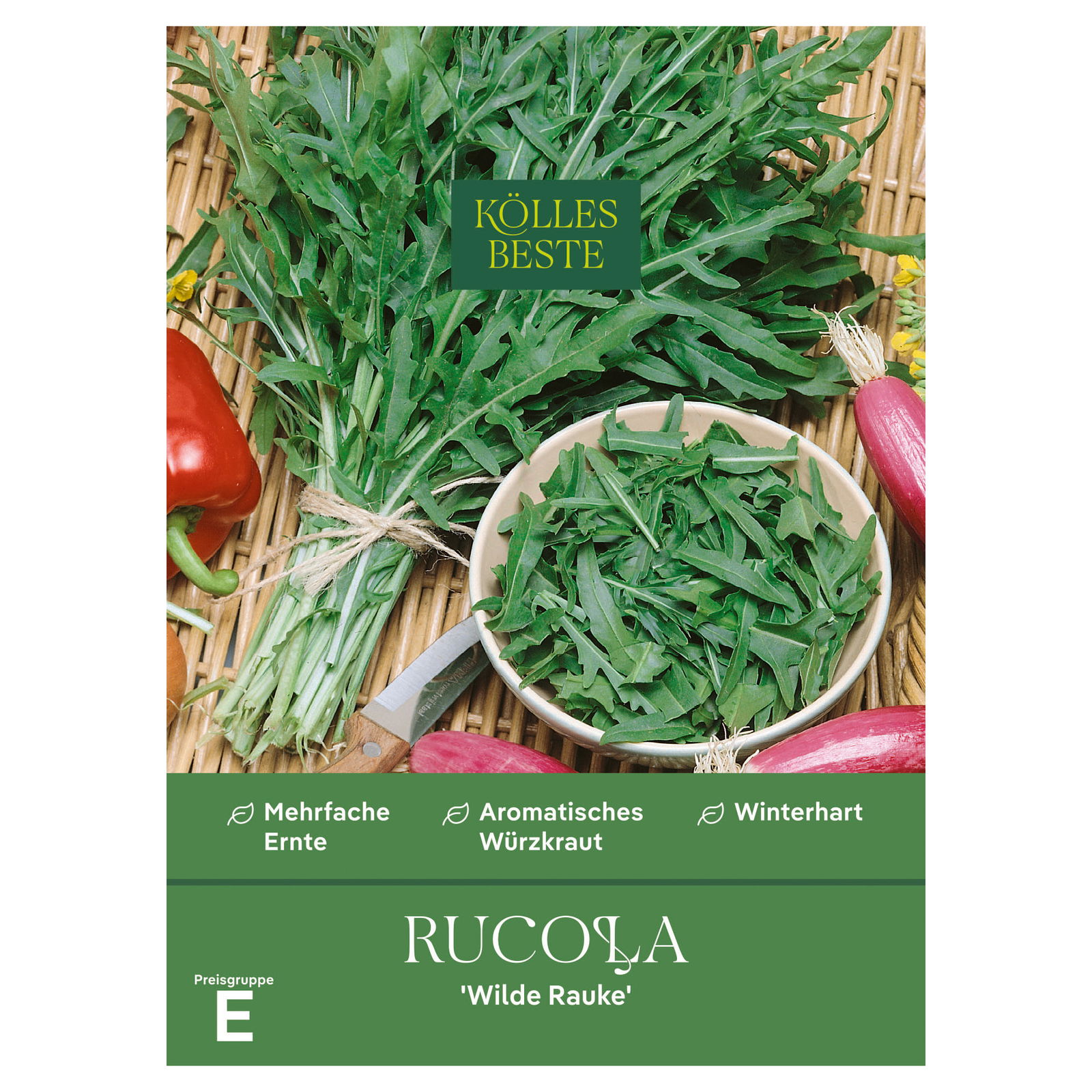 Kölles Beste Kräutersamen, Rucola 'Wilde Rauke'