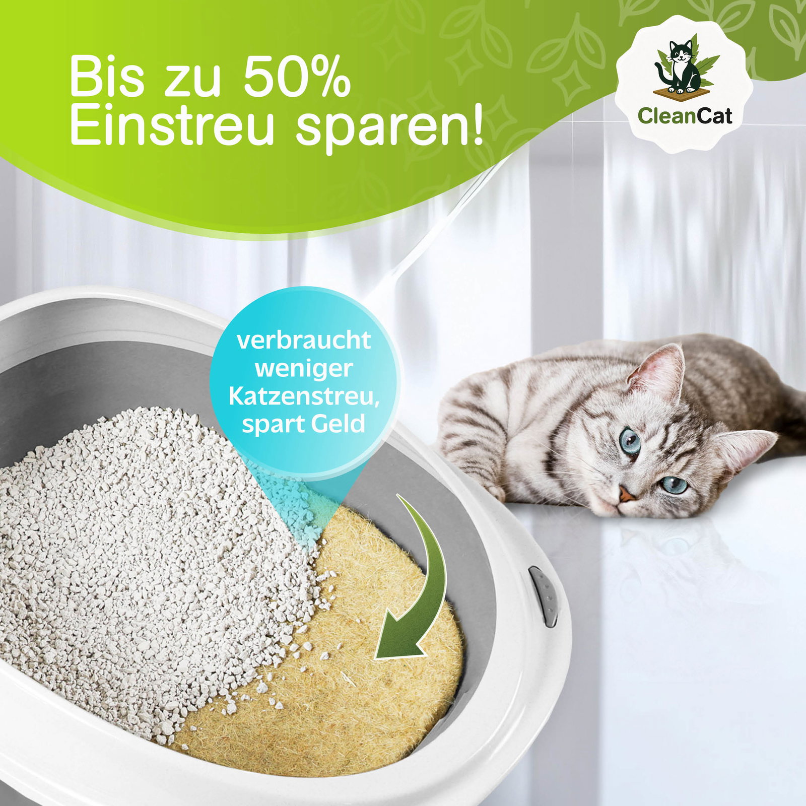 Rohrschneider Clean Cat Hanfmatte, 10er-Set, ca. 33 x 40 x H1 cm Rohrschneider Clean Cat Hanfmatte, 10er-Set, ca. 33 x 40 x H1 cm