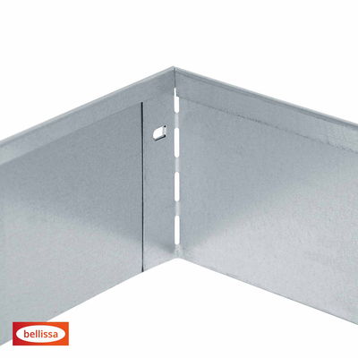 Rasenkante, silber, Stahl, 118 x 12,5 cm Rasenkante, silber, Stahl, 118 x 12,5 cm