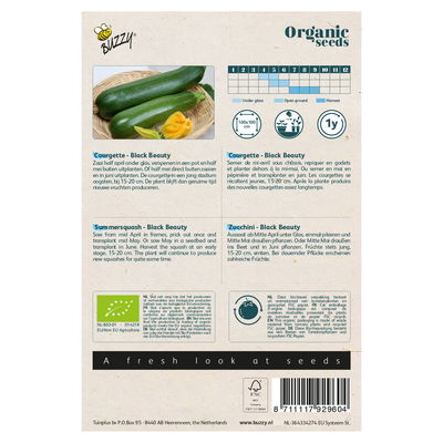 Gemüsesamen, Zucchini 'Black Beauty', grün, 2 g Gemüsesamen, Zucchini 'Black Beauty', grün, 2 g