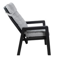 Kölle Hochlehnersessel 'Windsor' inkl. Auflagen, grau