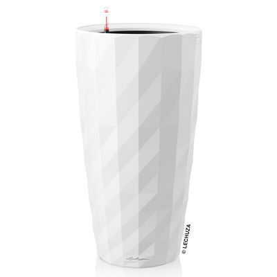 Lechuza 'Diamante Premium 40', weiß, ca. Ø 40 x H 75 cm