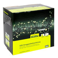 LED Lichterkette, 1512 LEDs, klassisch warm, 13,5 m, Timerfunktion, dimmbar