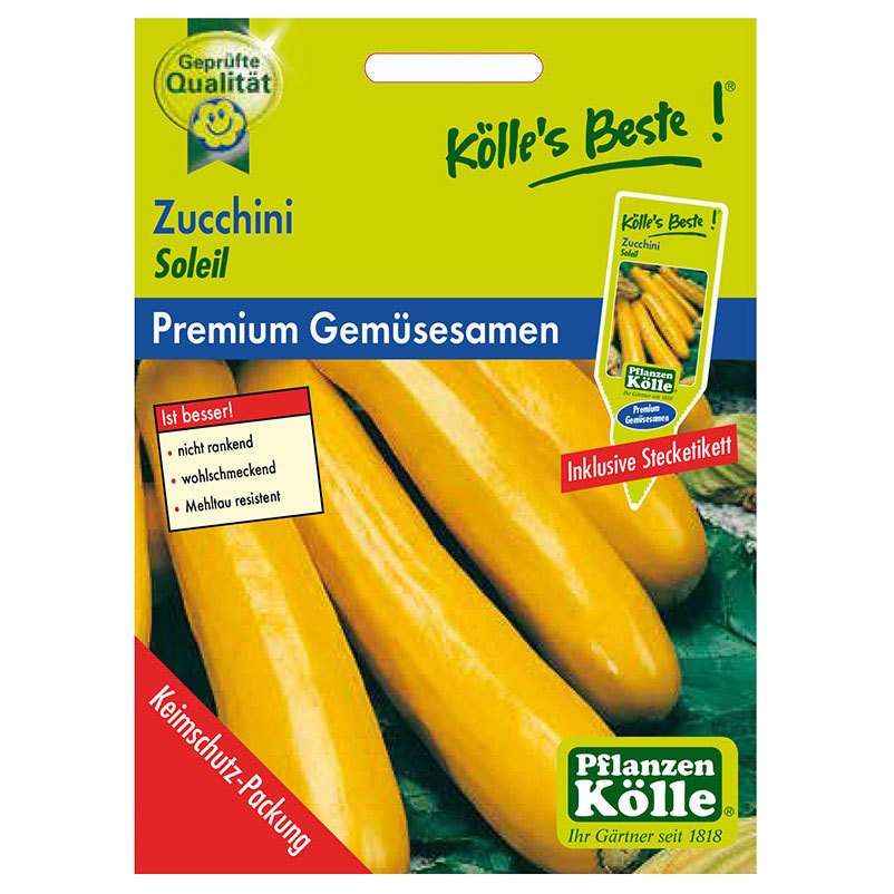 Kölle's Beste Gemüsesamen Zucchini Soleile