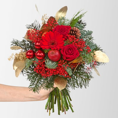 Blumenstrauß 'Tannenduft', handgebunden