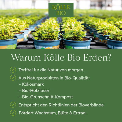 Kölle Bio Pflanzerde, torffrei, 60 Sack á 40 l, 2400 Liter Kölle Bio Pflanzerde, torffrei, 60 Sack á 40 l, 2400 Liter