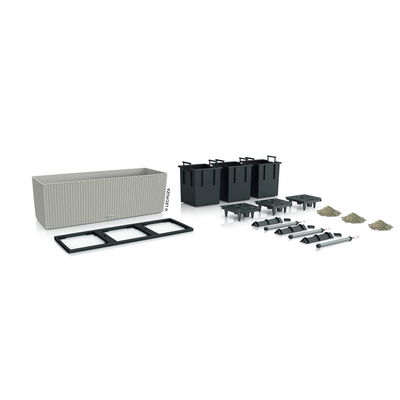 Lechuza 'Trio Cottage 30', sandbraun, ca. 100 x 32,5 x H 34,5 cm