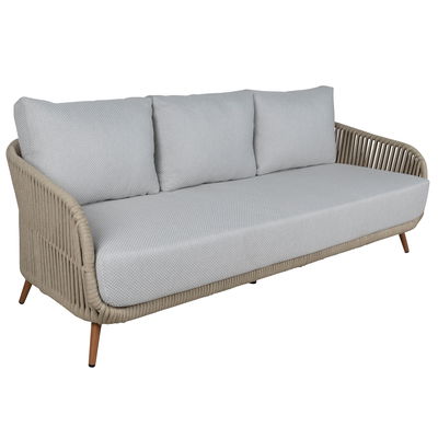 Kölle Loungesofa 'Cafune' inkl. Auflagen & 4 Kissen, grau/beige Kölle Loungesofa 'Cafune' inkl. Auflagen & 4 Kissen, grau/beige