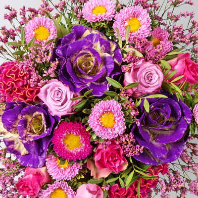 Blumenstrauß 'Warmherzig', handgebunden Blumenstrauß 'Warmherzig', handgebunden