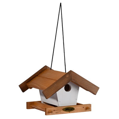 Vogelfutterhaus 'White Wood', ca. 22 x 21 x H15 cm Vogelfutterhaus 'White Wood', ca. 22 x 21 x H15 cm