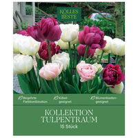 Tulpenkollektion 'Tulpentraum', rosa, weiß, lila, Größe 12+, 15 Blumenzwiebeln Tulpenkollektion 'Tulpentraum', rosa, weiß, lila, Größe 12+, 15 Blumenzwiebeln