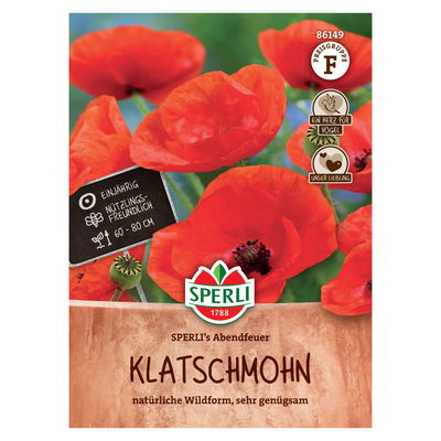 Saatgut Klatschmohn 'Sperli’s Abendfeuer' Saatgut Klatschmohn 'Sperli’s Abendfeuer'
