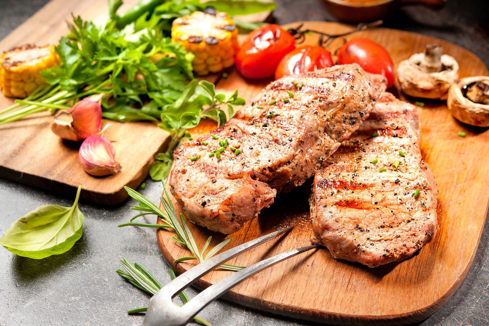 Kalbsfilet mit Oregano-Tomaten