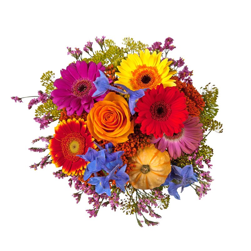 Blumenstrauß 'Farbenexplosion' inkl. gratis Grußkarte